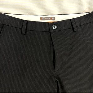 Dockers Black and White Striped Pants